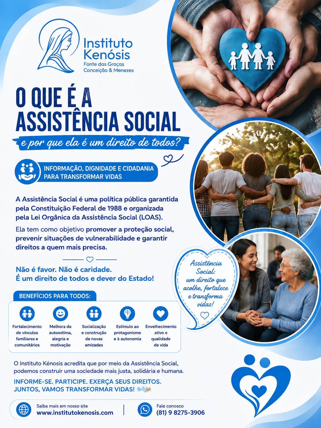 O que é a Assistência Social e por que ela é um direito de todos?
